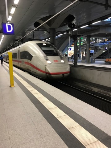 ①ベルリン中央駅地下ホームに到着したＩＣＥ (002)